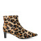Botas de Mujer Bottero Caña Baja Y Taco Fino Animal Print