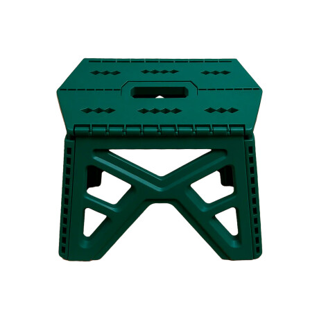 Banqueta Plegable Compacta Resistente Práctica Verde