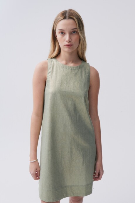 Vestido Palma Verde