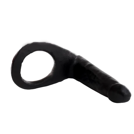 Anillo Hot Finger Corto Macizo Negro