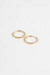 Aros acero medium dorado