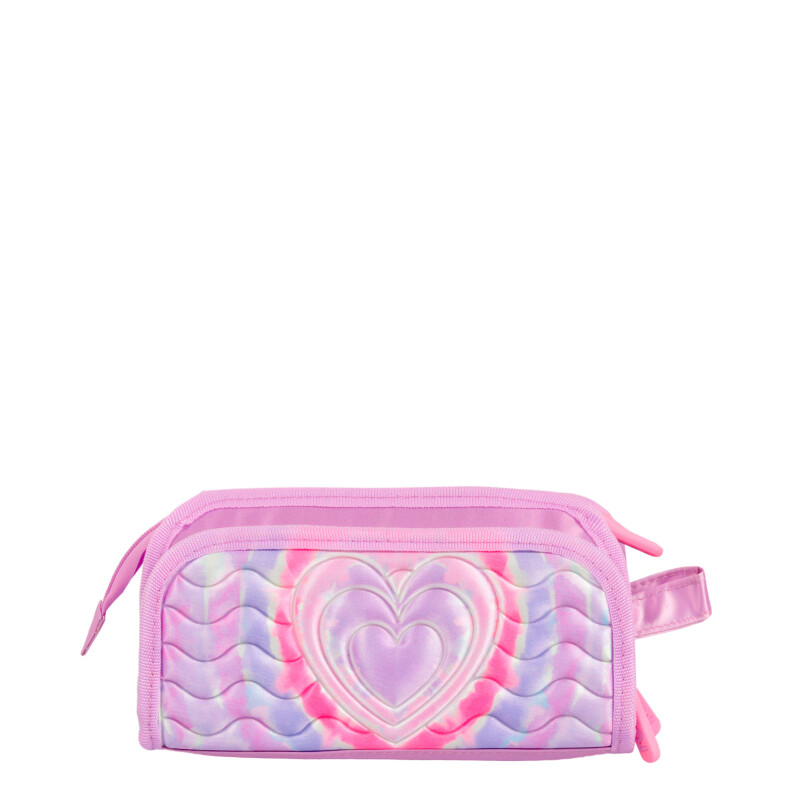 Cartuchera FOOTY Corazon Con Cierre Lila