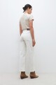 Pantalon Paulina de pana crudo