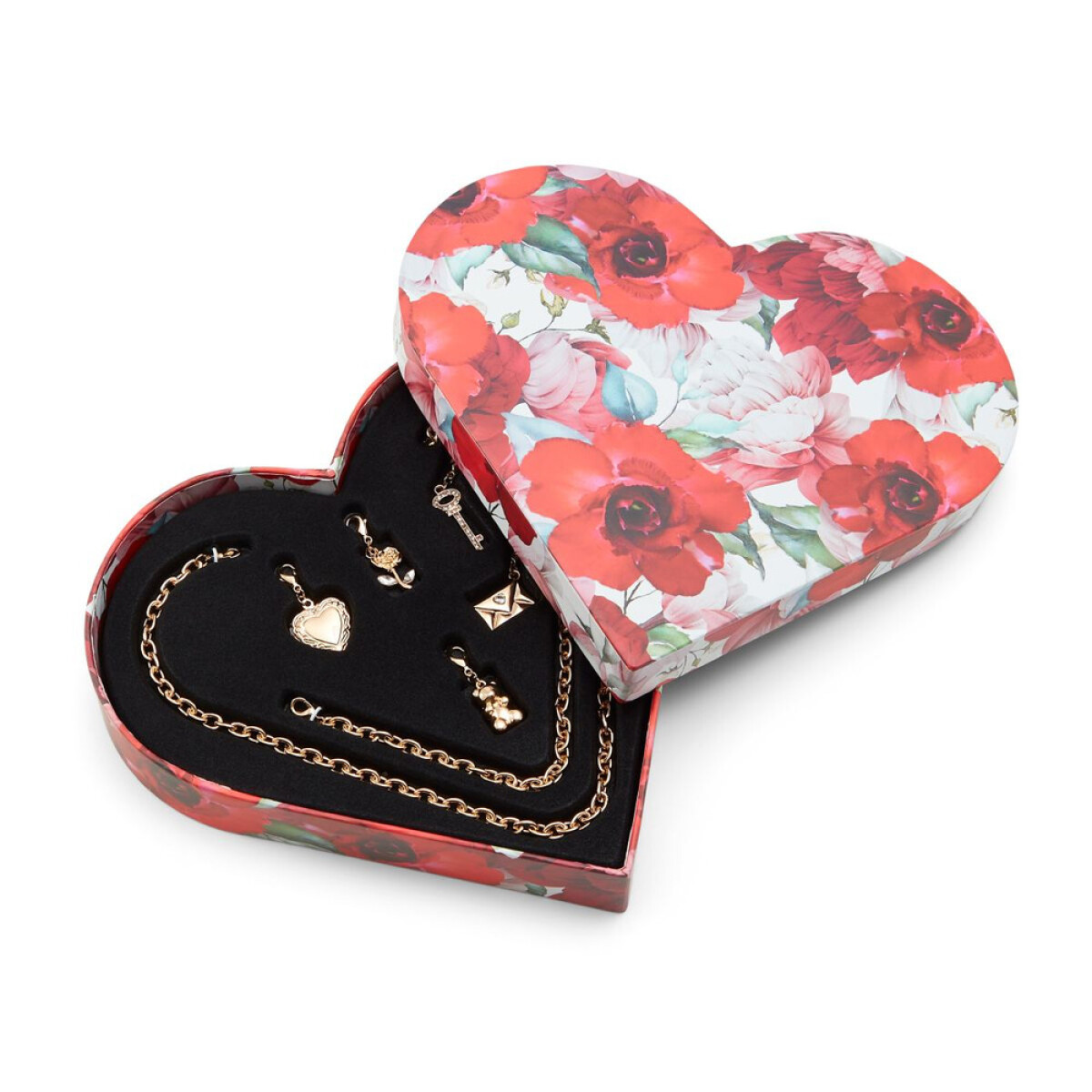 BEMYVALENTINE GOLD/CLEAR MULTI - BLACK 