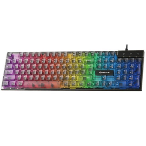 Teclado Gamer Fantech RGB K515 Transparente Teclado Gamer Fantech RGB K515 Transparente