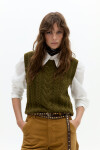 Chaleco Otto en Blend de Lana Forest Green