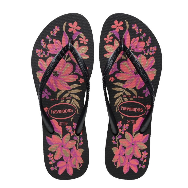 Sandalia de Mujer Havaianas Slim Organic Negro