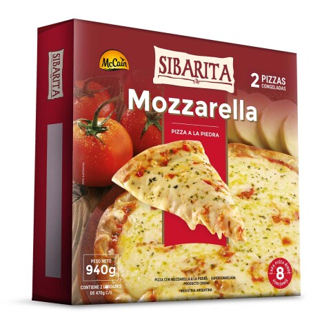 Pizza Muzzarella Sibarita x2 940g Pizza Muzzarella Sibarita x2 940g