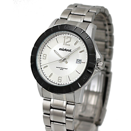 Reloj Mistral Deportivo Acero Plata 0