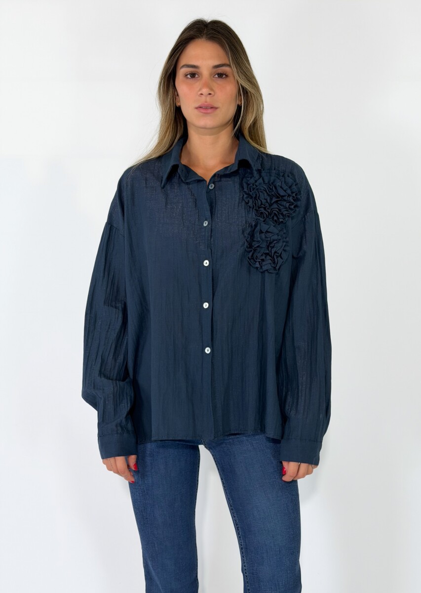 CAMISA CORCEGA - AZUL 