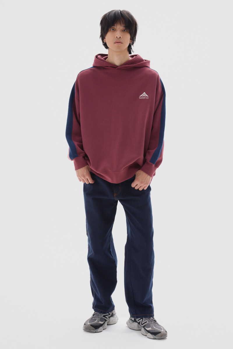 Hoodie Bart Bordeaux