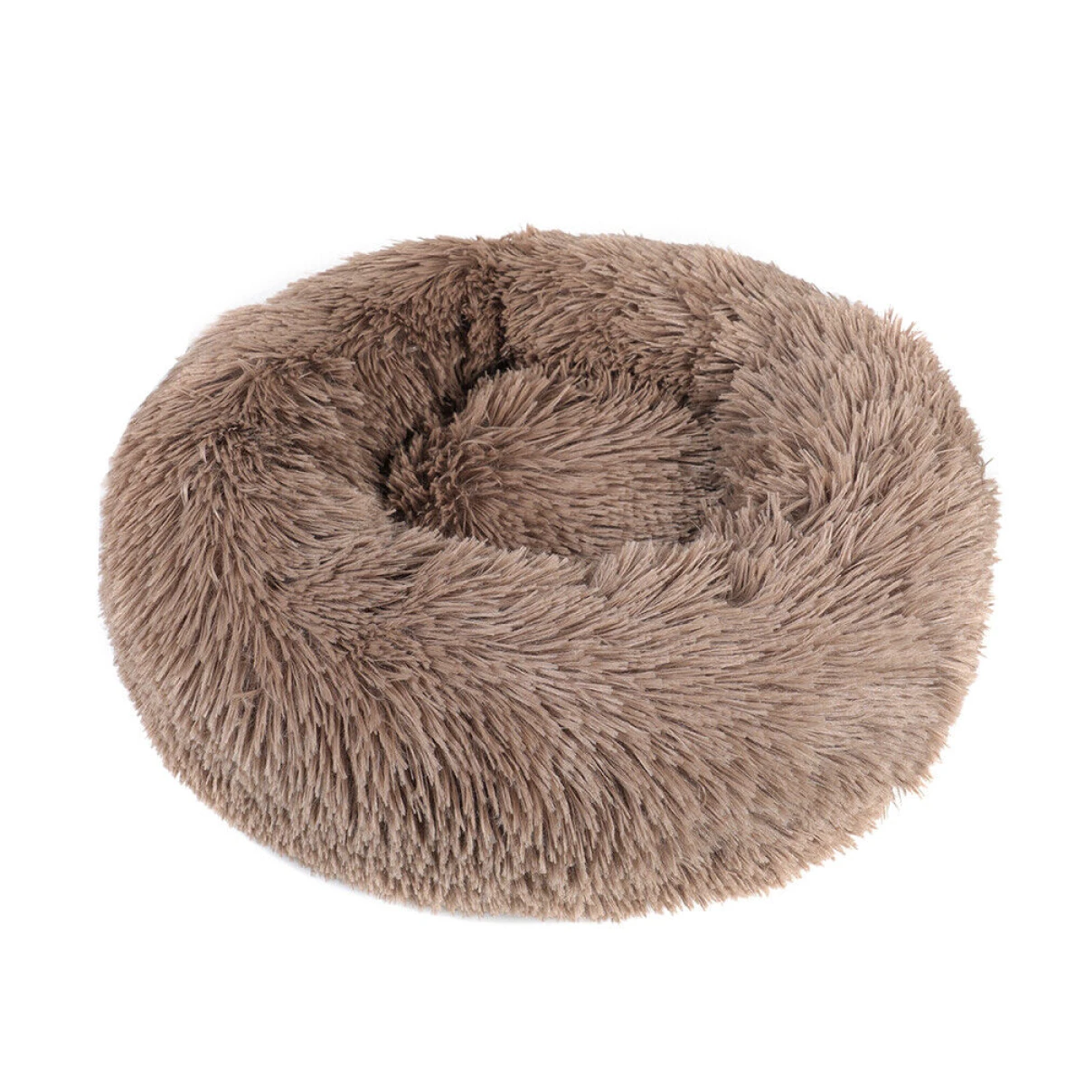 Cama tipo dona para Perro/Gato 60 cm - marrón 