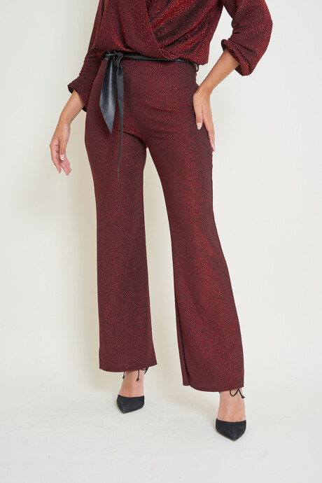 PANTALON URSULA Bordeau