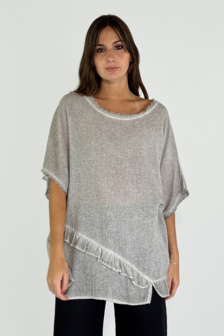 BLUSA ANGHIARI Gris