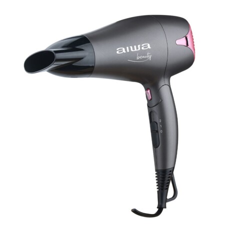 Secador Pelo Iónico Sin Frizz Plegable Viaje 2Vel 1800W Aiwa Gris