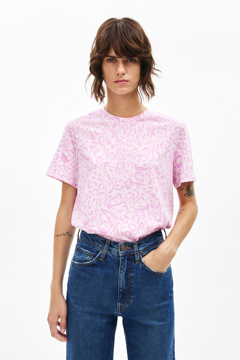 Camiseta de punto - Rosa 