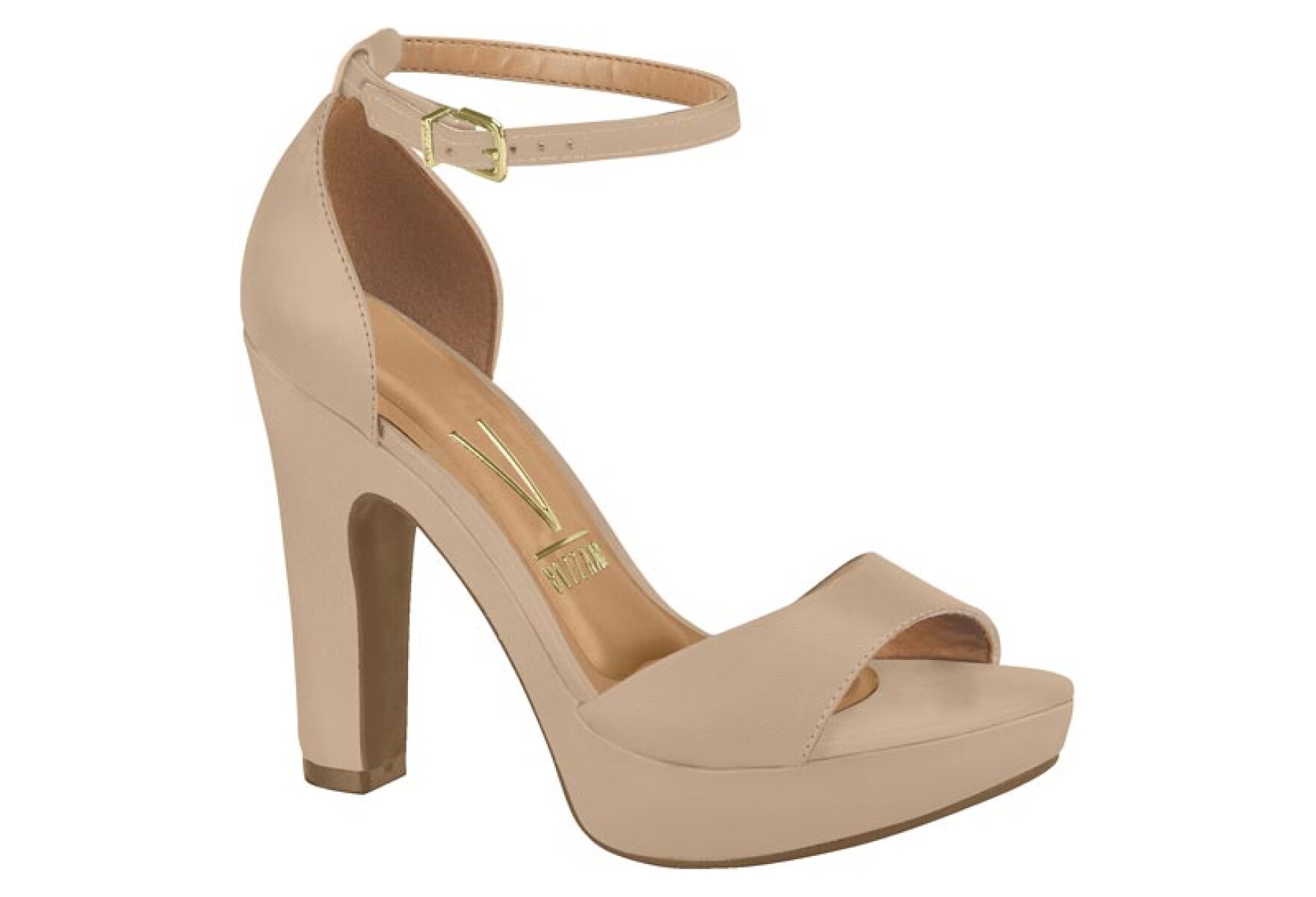 Zapatos Vizzano Sandalia Taco Alto de Mujer - 6292.217-7286 - Beige 