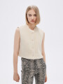 Chaleco Freshy Beige Claro