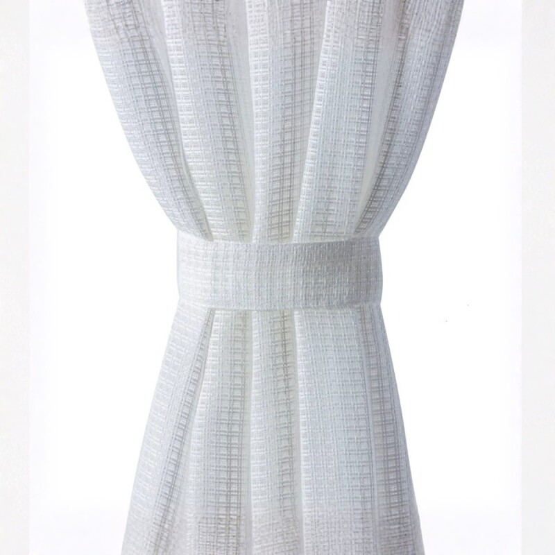 Cortina en Tela Dali set 2 paños 140 x 150 cms BLANCO