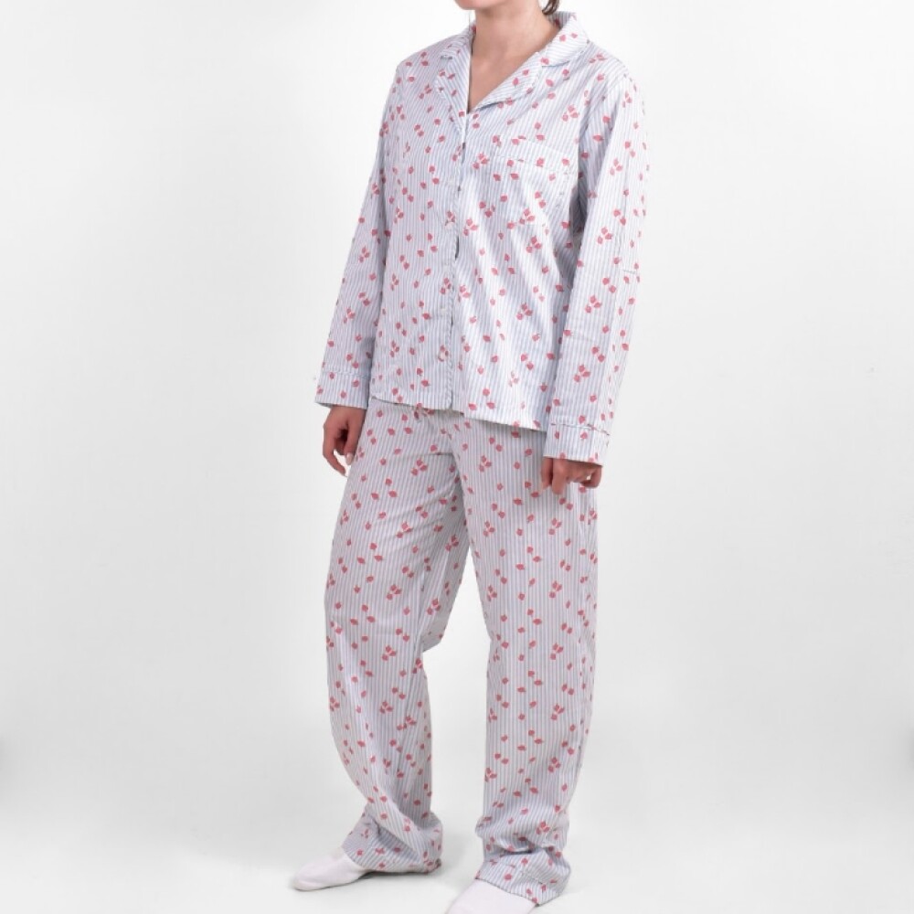 Camisa Ml+Pantalon Damas Frutilla P