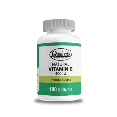 Qualivits Vitamina E Natural 400 IU 100 Softgels Qualivits Vitamina E Natural 400 IU 100 Softgels