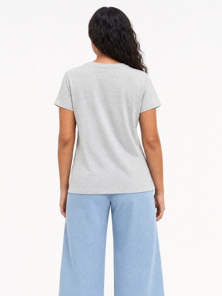 REMERA NALE GRIS MELANGE C