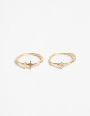 Sets Anillos Metal Anillo Set Cosmic - Dorado