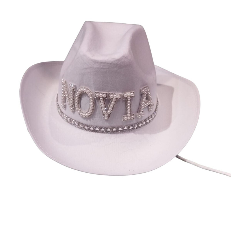 Sombrero Cowboy NOVIA BLANCO