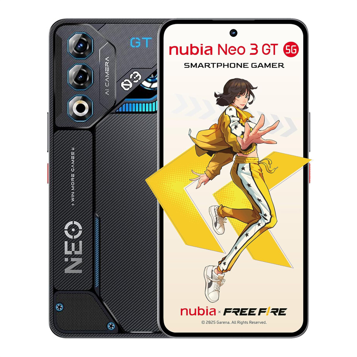 Zte Nubia Neo 03 Gt Gamer 24(12+12)gb Ram 256gb 5g - CEL NUBIA NEO 3 GT 5G 24/256GB GRIS 