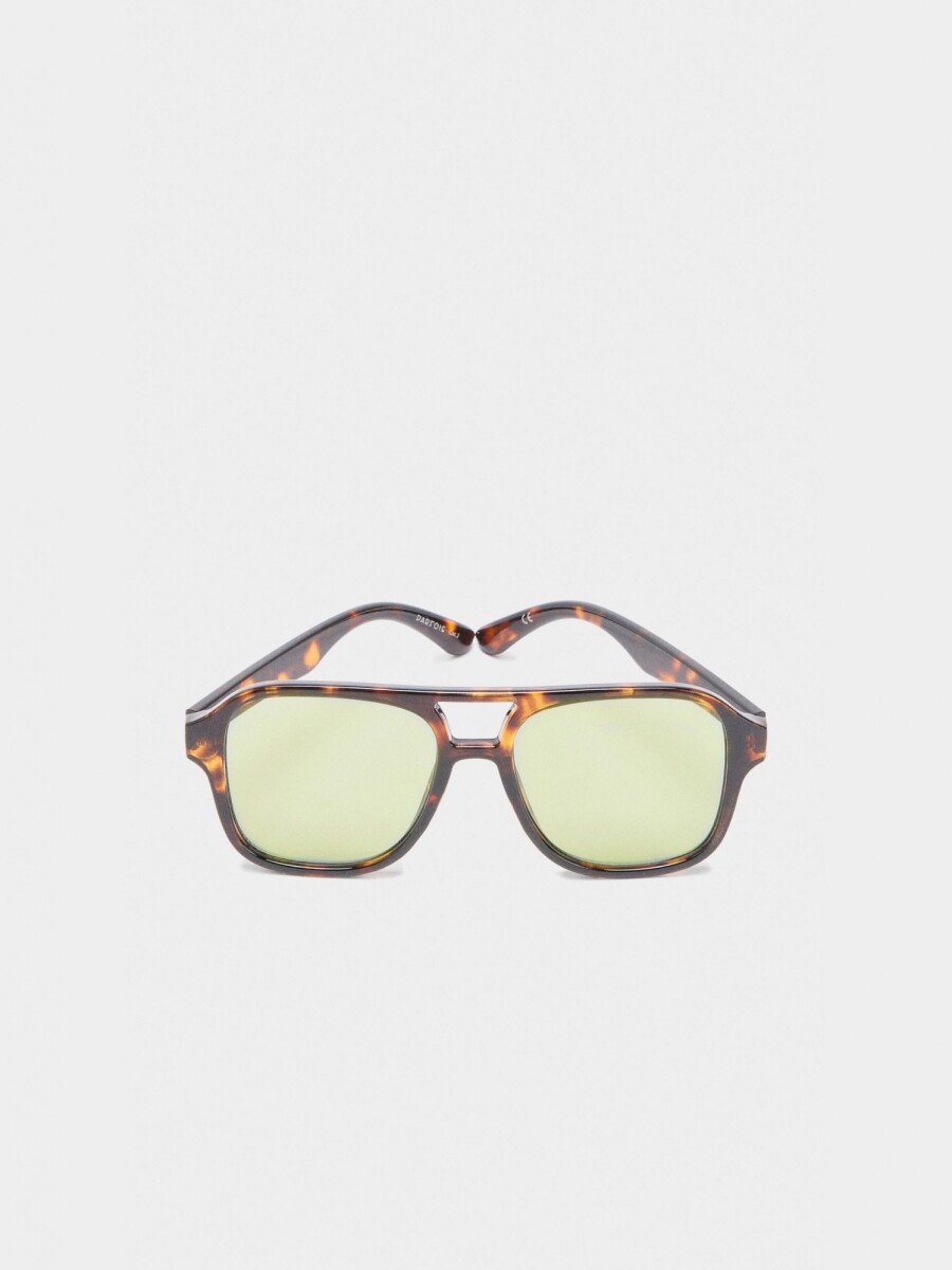 Gafas De Sol Redondas marron