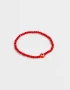 Pulseras Elásticas Pulsera Con Mostacillas - Rojo Medio