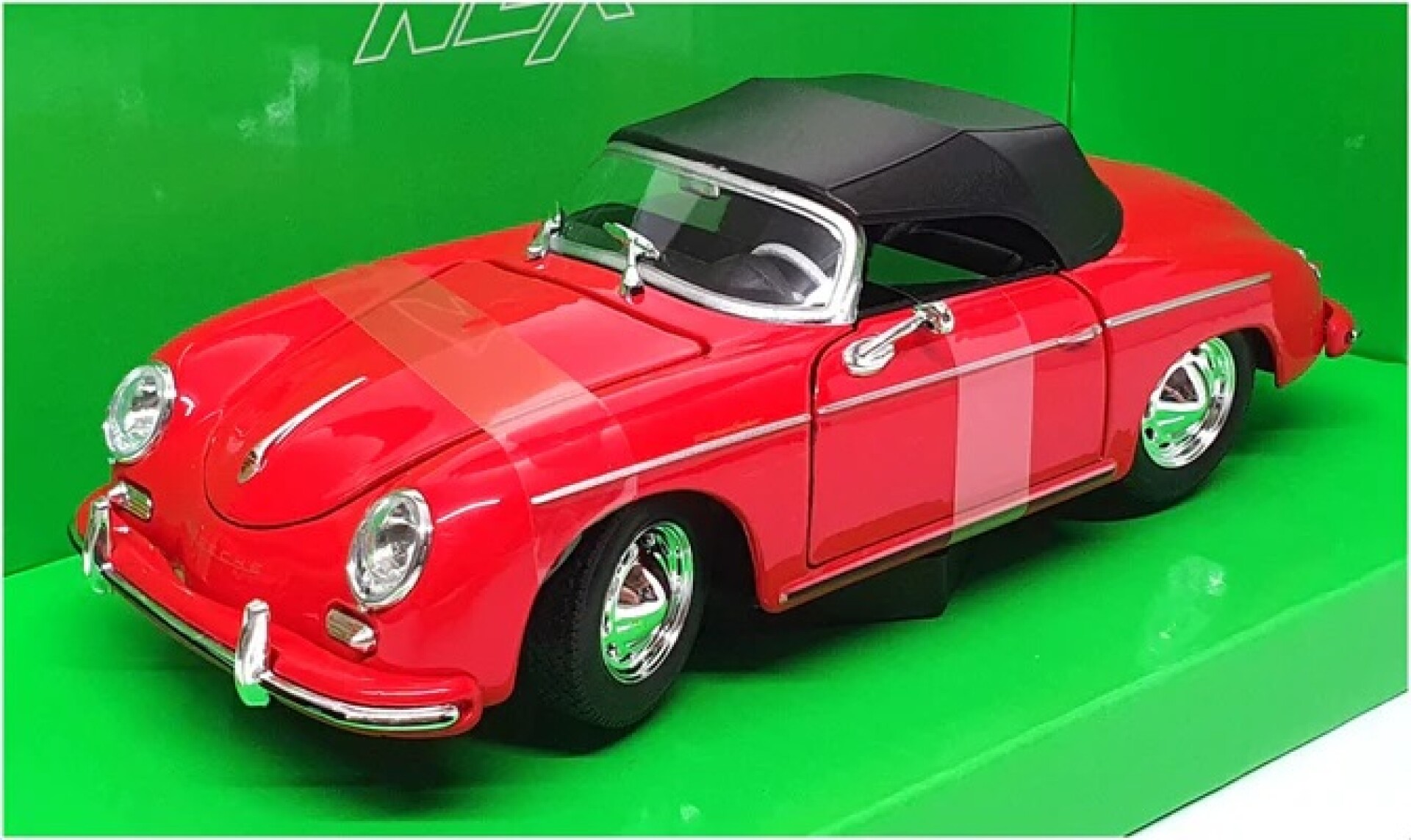 Welly Porsche 356 A Speedster, rojo, 1:24 
