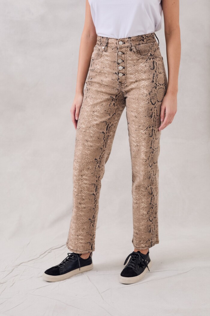 Jean Botones Snake Multi