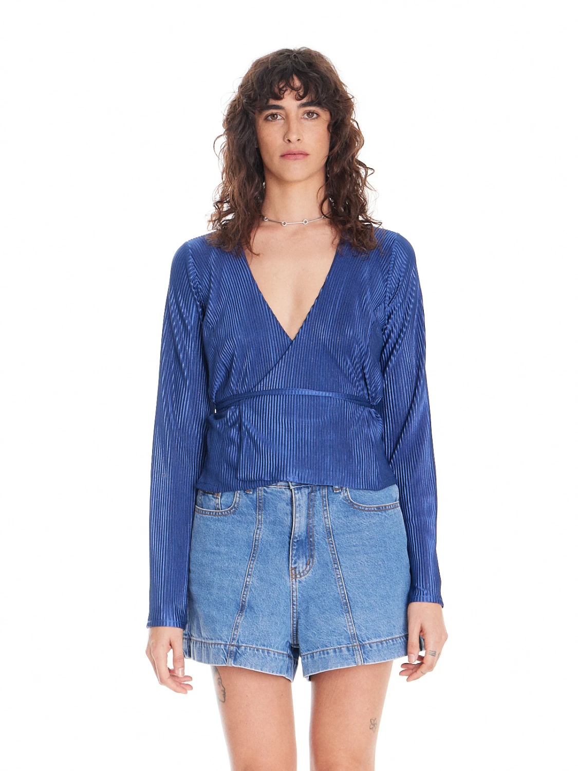 Blusa Blaire azul m