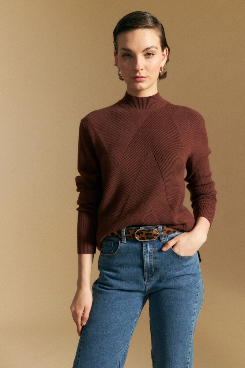 POLERA ALLIE PIURA - MARRON 