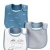 Set baberos x3 Little ONES CELESTE HIPO