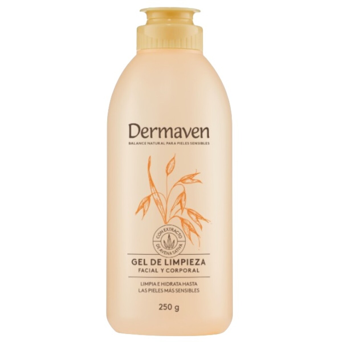 Gel De Limpieza Facial Y Corporal Dermaven 250 Grs. 