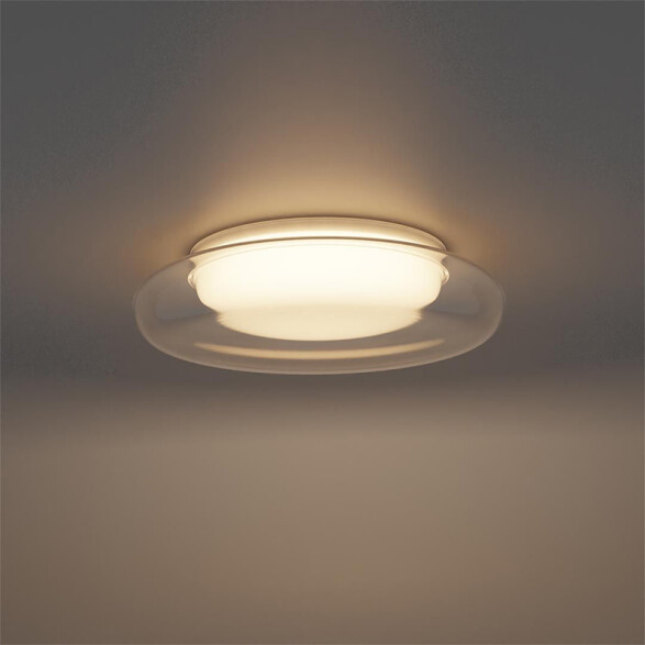 Plafón LED redondo blanco 10W cálido Ø344mm dimerizable VK0018