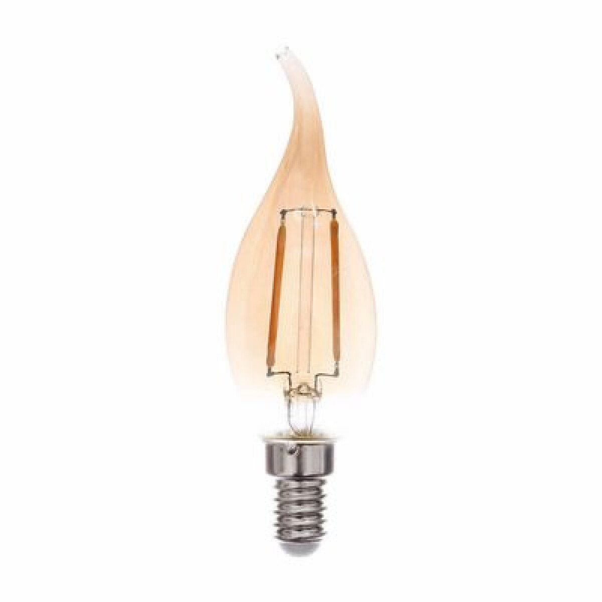 LAMPARA LED VELA LLAMA E14 2W 220V 2.400K 