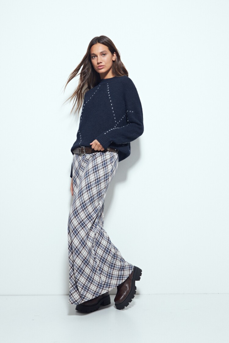 SWEATER CREW Azul Marino