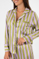 Pijama stripes bk Lila