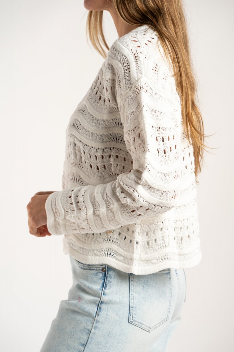 Sweater Textura Nacar