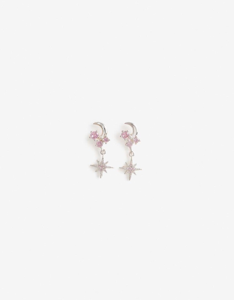 Aros Pasantes Cubic zirconia Aros Argolla Cubic Zirconia - Plateado