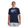 Remera Under Armour Team Issue de Hombre - 582-408BIV0 Marino-grafito