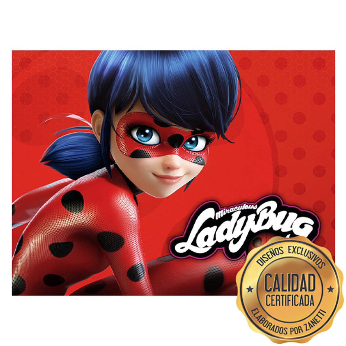 Lámina Miraculous - Ladybug Rect. 