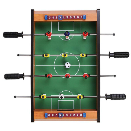 Futbolito Tablero Mesa Mni Metegol Juego Fútbol en Madera Natural