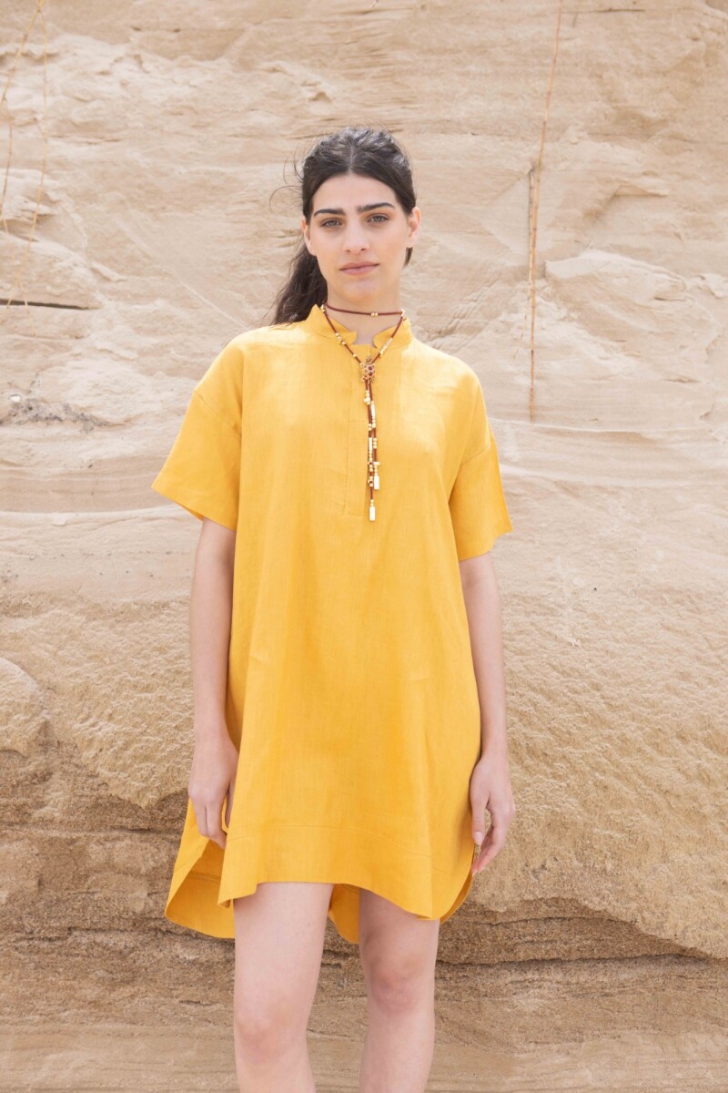 VESTIDO SOL Mostaza