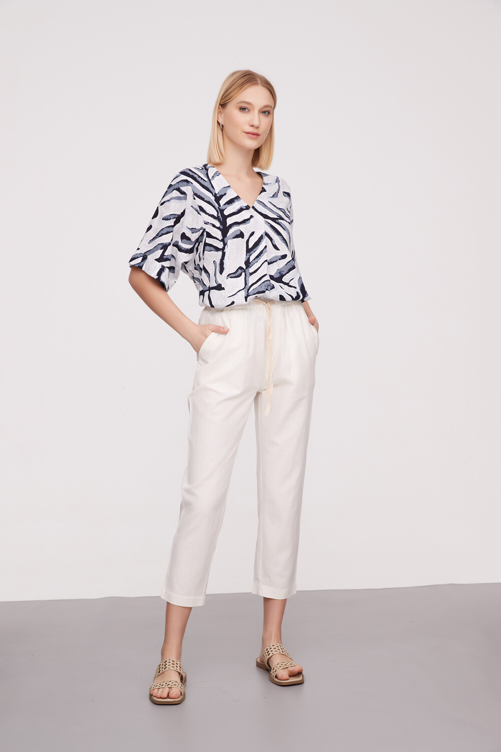 Pantalon Crispulo Marfil / Off White