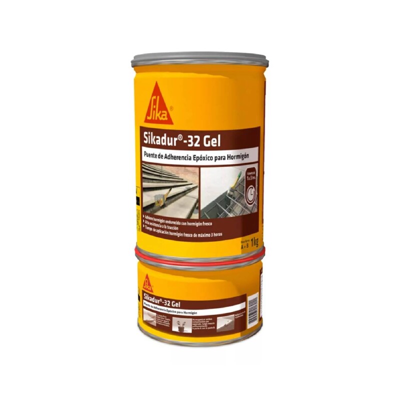 Adhesivo a base de resinas Epoxi Sika Sikadur-32 Gel A+B 1Kg Adhesivo a base de resinas Epoxi Sika Sikadur-32 Gel A+B 1Kg