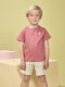 Camiseta Estampado Mundo Rosa